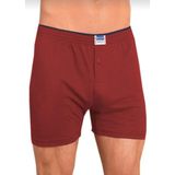 Berrak 1099 Penye Şort 3'lü Bordo Erkek Boxer