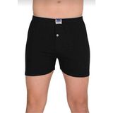 Berrak 1099 Penye Şort 6'lı Siyah Erkek Boxer