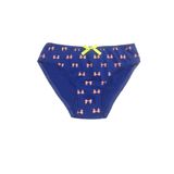 Berrak 11103 Kadın İçin Saks Kurdele Süslemeli Bikini