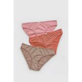 Berrak 11370 Berrak Bayan 3'lü Bikini - XL - Renkli
