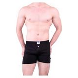 Berrak 12 Adet Siyah Renk Penye Boxer Siyah S