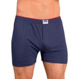 Berrak 2 Adet Berrak 1099 Düğmeli Erkek Boxer %100 Pamuk Penye Boxer Abani Classic - 5XL - Lacivert