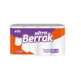 Berrak 2 Katlı Tuvalet Kağıdı 3 x 16 Rulo