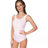 Berrak 2083 - 2084 Kadın Çıtçıtlı Kalın Askılı (Kancalı) Body- 1 Adet Beyaz S