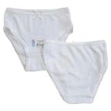 Berrak 2574 Kız Çocuk Modal Slip Külot 6 Adet - 6 - 7 Yaş - Beyaz