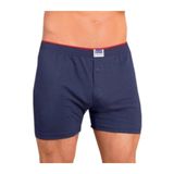 Berrak 2'li Lacivert Geniş Kesim%100 Pamuklu Düğmeli Boxer, 2XL, 1099-2, LACİVERT, erkek