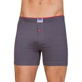 Berrak 2'li Paket Düğmeli%100 Pamuklu Boxer, 2XL, brrakdlmrsboxer1099-2, Füme, erkek