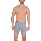 Berrak 2'li Renkli Boxer Short Gri, 3XL, OX1099, GRİ, erkek