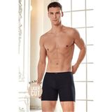 Berrak 3 Adet 4435 Erkek Lazer Kesim Siyah Kıyafet Altında Belli Olmaz Boxer Abani Classic - 2XL