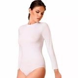 Berrak 3'Lü 2106- 2107 Kadın Uzun Kol Çıtçıtlı (Kancalı) Body - M - Beyaz