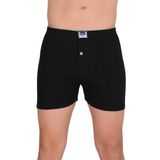 Berrak 3'lü Geniş Kesim%100 Pamuklu Düğmeli Boxer, S, 1099-3, SİYAH-FÜME-GRİ, erkek