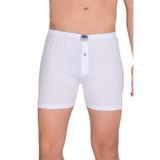 Berrak 3'lü Geniş Kesim%100 Pamuklu Düğmeli Boxer, XL, 1099-3, BEYAZ, erkek