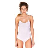 Berrak 3'lü Kadın İp Askılı Kancalı Çıtçıtlı Body, M, Uras 2081 3, BEYAZ