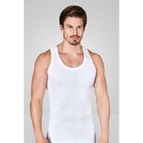 Berrak 3'lü Ribana Askılı Erkek Atlet, Beyaz, 2XL Beden