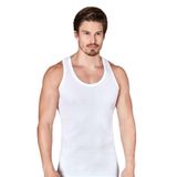 Berrak 3'lü Ribana Askılı Erkek Atlet, Beyaz, 3XL Beden
