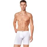 Berrak 4435 Erkek Lazer Kesim Iz Yapmaz Boxer - Beyaz