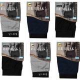 Berrak 4476 6'lı Paket Modal Kalın Kemer Erkek Boxer Abani Classic - 2XL - Çok Renkli
