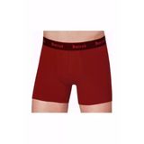 Berrak 4476 Modal Likralı 2 Adet Bordo Erkek Boxer