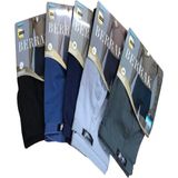 Berrak 4488 Erkek Karışık Renk Modal Boxer Ince Kemer Boxer Short 3'Lü Paket