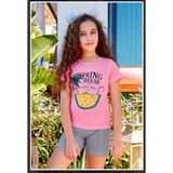 Berrak 5577 Kız Çocuk Baskılı Sweat Şort Takım - 3 - 4 Yaş - Pembe