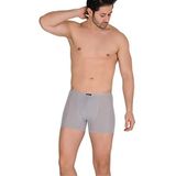 Berrak 6 Adet Gri Renk İnce Kemerli Modal Boxer Gri L
