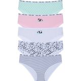 Berrak 6853 Kız Çocuk Bikini 5'li - 7 - 8 Yaş - Renkli