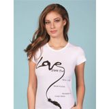 Berrak 8007 Love Baskılı Bayan T-Shirt