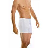 Berrak Beyaz Renk Düğmeli Likralı Boxer BRWEZDSL1R079