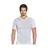 Berrak BR-1007-6 Erkek 6'lı Paket Erkek V Yaka Beyaz Fanila