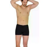Berrak BRWEZDSL1R105 Eliftextile Siyah Renk Ince Kemerli Modal Boxer