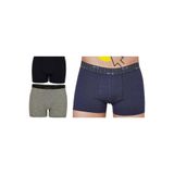 Berrak Çizgili Karışık Renk 6 Adet Boxer, S, 4475-6adet-berrak, karışık renkler, erkek