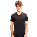 Berrak Collection Erkek Modal V Yaka Atlet, Siyah, XL Beden