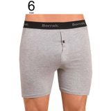 Berrak ELF568BER10596 Gri 6'lı Erkek Boxer