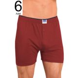 Berrak ELF568BER10996 Bordo 6'lı Erkek Boxer