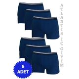 BERRAK ERKEK 6'LI BOXER%95 PAMUK-LACİVERT-M