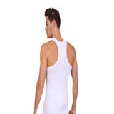 Berrak Erkek 9'lu Paket%100 Pamuk Ribana Spor Atlet, Beyaz, XL