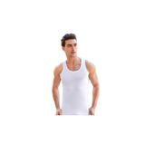 Berrak Erkek Askılı Atlet,%100 Pamuk, 3'lü Paket, Beyaz, 3XL