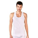 Berrak Erkek Askılı Atlet,%100 Pamuklu, Beyaz, 3XL, 4'lü Paket