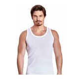 Berrak Erkek Atlet, 6 Adet Set, Beyaz, 4XL Beden