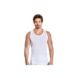 Berrak Erkek Atlet, Beyaz, 4XL Beden