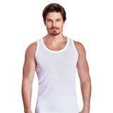 Berrak Erkek Atlet, Beyaz, M Beden,%100 Pamuklu, 6'lı Set