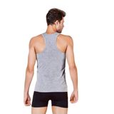Berrak Erkek Atlet, Gri,%67 Polyester%28 Pamuk%5 Elastan, Süprem Dokuma, 2'li Paket, XL Beden