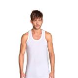 Berrak Erkek Beyaz Klasik Atlet, 3XL Beden,%100 Pamuk