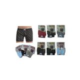 Berrak Erkek Boxer, 12 Adet, Karışık Renk, Havlu Bel, M Beden