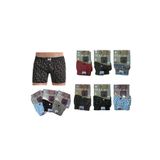 Berrak Erkek Boxer, 12 Adet, Karışık Renk, Havlu Bel, XL Beden