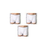 Berrak Erkek Boxer, Beyaz, XL Beden, 3 Adet