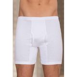 Berrak Erkek Boxer, Paçalı, Beyaz, XL Beden, 12 Adet