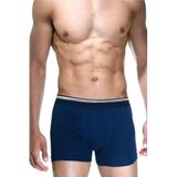 Berrak Erkek Boxer, Pamuklu Likralı, Lacivert, 2XL Beden, 3'lü Paket