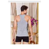 Berrak Erkek Elestan Sporcu Atlet, Slim Fit, Askılı, Gri, S Beden