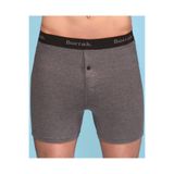 Berrak Erkek Füme Likralı Düğmeli Boxer, S Beden, 5'li